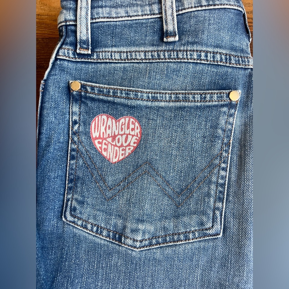 Rare!!! Wrangler x Fender Westward Boot Jean - Picture 12 of 14